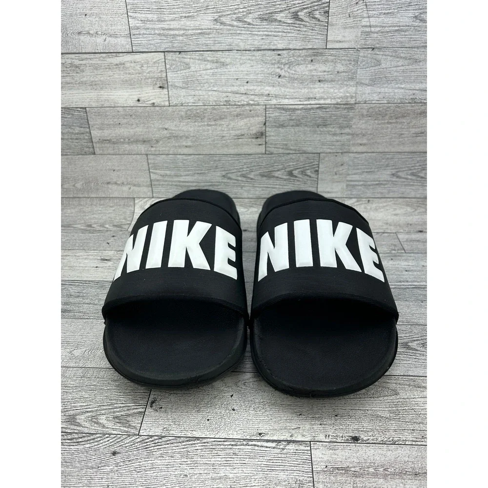 Nike Victori One Men Sz 11 Black White Slide Sandals BQ4639-012 Revive Foam